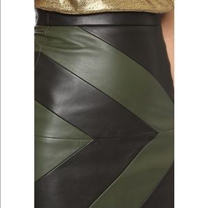 Emanuel Ungaro Leather Miniskirt